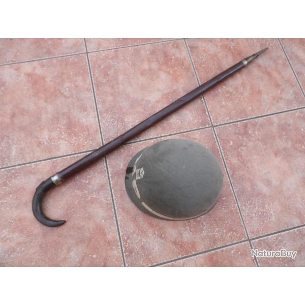 canne athypique porte carte officier fer zingu� lib�ration 14 18 ww1 39 45 ww2 Alpenstock 92cm