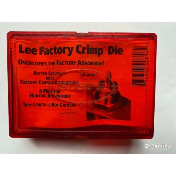 Matrice de sertissage - Lee factory crimp Die 222 rem