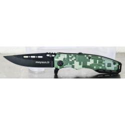 Couteau de survie pliant MEYSON Army Green