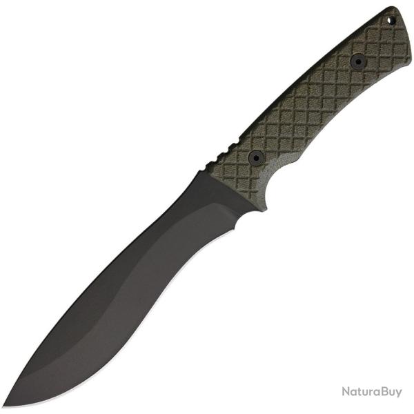 Couteau Fixe Spartan Blades Machai Lame Acier 1095 Manche Micarta Vert �tui SBSL002BKGR
