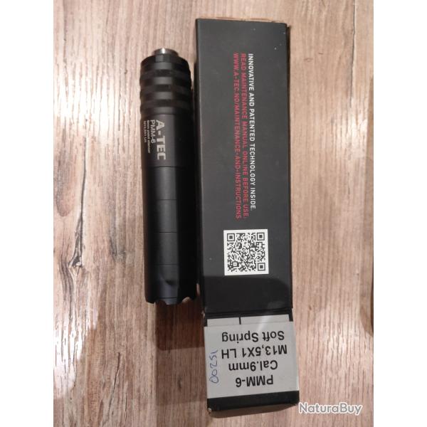Mod�rateur de son A-TEC PMM-6 ou silencieux ATEC PMM6 soft spring pour glock 9x19
