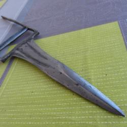 COUTEAU KATAR D'INDE DU XX&deg; , DIT PERCE ARMURE