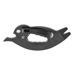 Pied-de-Biche Cl&eacute; Plate D&eacute;capsuleur Kansept CrowBar Titane Blackwash G009A1