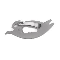 Pied-de-Biche Cl&eacute; Plate D&eacute;capsuleur Kansept CrowBar Titane Brut G009A2