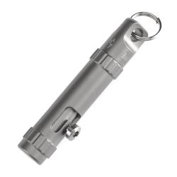Fidget Anti-Stress Bolt Action Porte-Cl&eacute;s Kansept Bolt Titane Brut G013A1