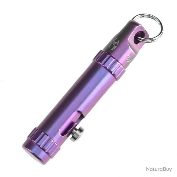 Fidget Anti-Stress Bolt Action Porte-Cl�s Kansept Bolt Titane Violet G013A5