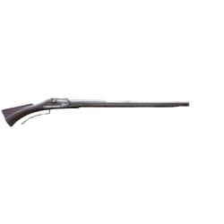 Fusil &agrave; m&egrave;che ancien tr&egrave;s lourd a 1570 ( pistolet, silex, percussion)