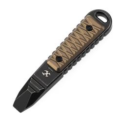 Mini Pied-de-Biche de Poche &agrave; Clip Kansept Kursor Titane Noir et Bronze G015A4
