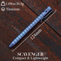 Stylo &agrave; Bille Bolt Action Kansept Scavenger Titane Bleu Frag G013H5