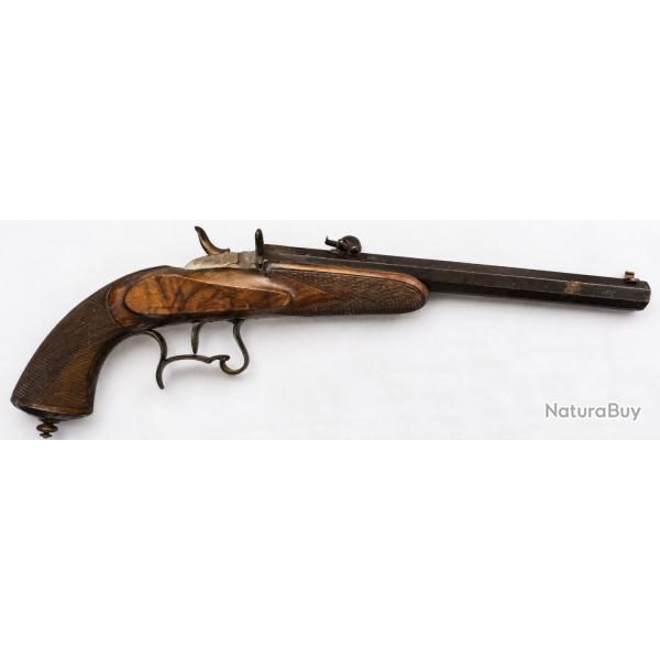 Rare Pistolet ancien de tir Maison Lefaucheux H. Rieger Successeur  Paris  XIX si�cle