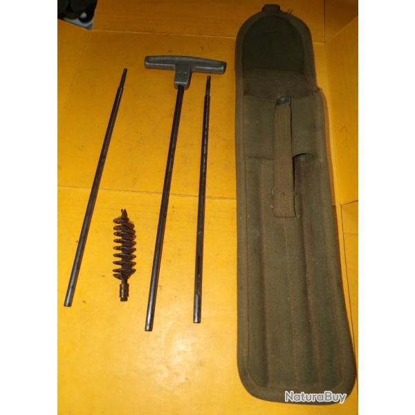 ARMEE AMERICAINE : ETUI EN TISSU DE 1943 WWII AVEC  N�cessaire de nettoyage, Cleaning Rod, M1-C6573,