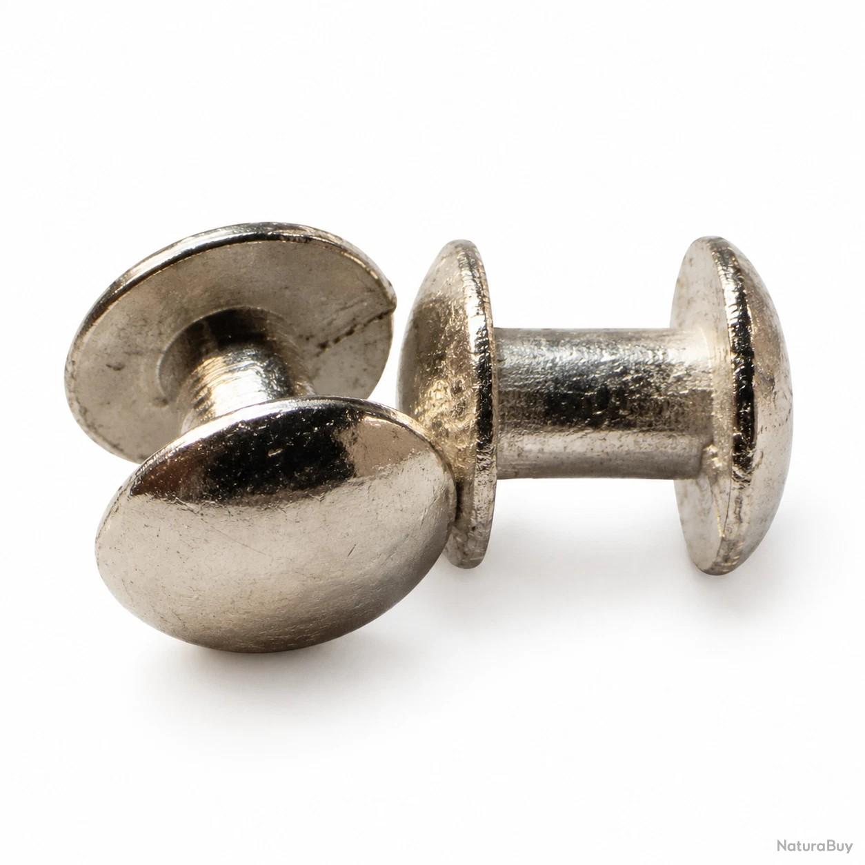 Lots Rivets Lot de 2 Rivets pour Jugulaire Casque Adrian M26 - Armée Française WW2 ...