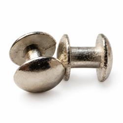 Lot de 2 Rivets pour Jugulaire Casque Adrian M26 - Arm&eacute;e Fran&ccedil;aise WW2 1939-1945