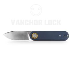 Couteau Vosteed Corgi V V Lame Acier 154CM Manche Alu Bleu ardoise Vanchor Lock VOSA5103