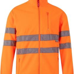 Promo! Vest Polaire Haute Visibilit&eacute; Orange Pour Homme Taille XXXL