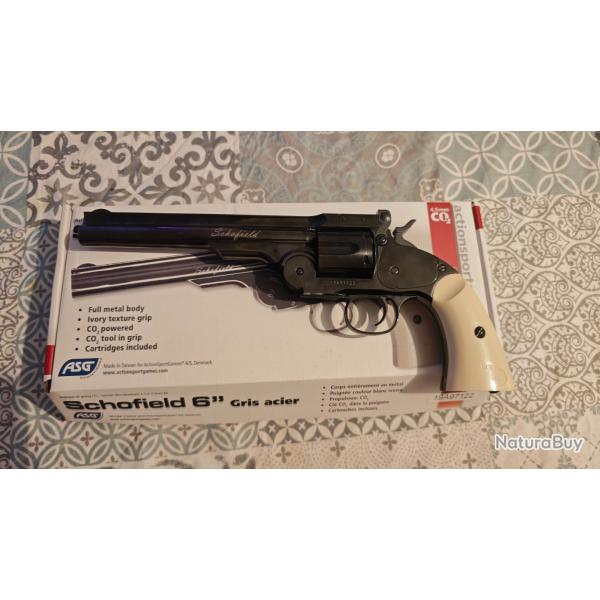 Revolver schofield 6 pouces 4.5mm marque ASG