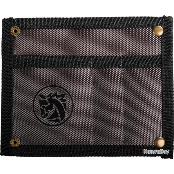 Pochette Couteau Nylon Vosteed 3 Compartiments Gris et Noir VOSX0135