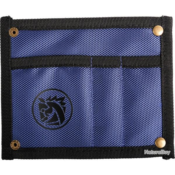 Pochette Couteau Nylon Vosteed 3 Compartiments Bleu et Noir VOSX0132
