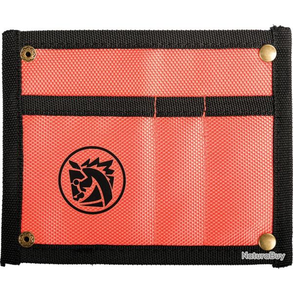 Pochette Couteau Nylon Vosteed 3 Compartiments Orange et Noir VOSX0133