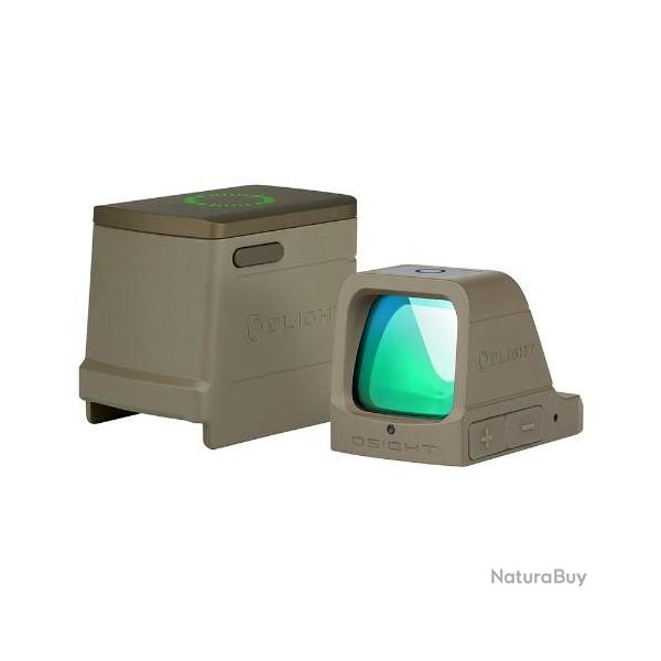 Olight Osight - Viseur point vert 3MOA rechargeable - COULEUR COYOTE - 1� sans prix de r�serve