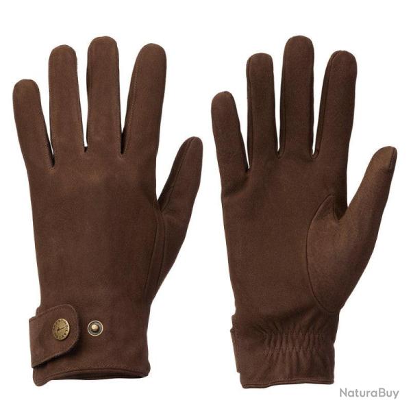 Gants de chasse en nubuck Homme London - Laksen - M / Marron