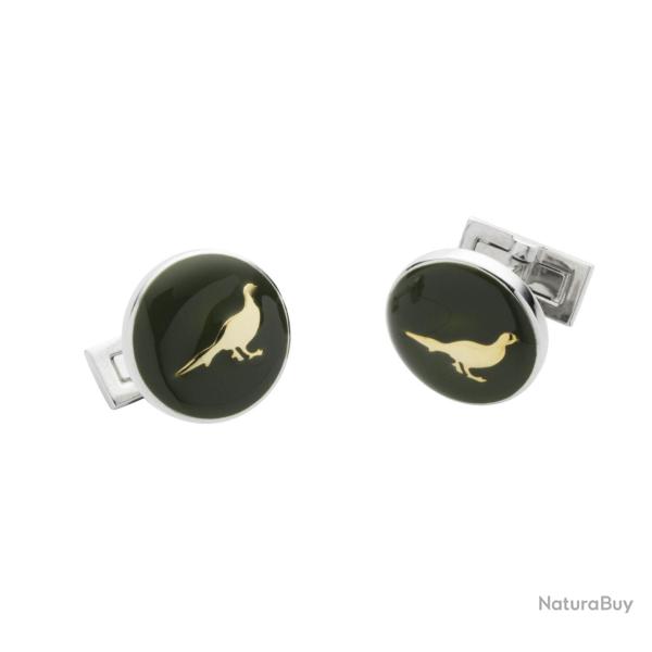 Boutons de manchette Faisan - Vert - Laksen - Vert