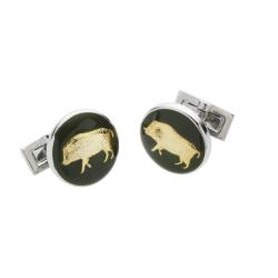 Boutons de manchette Sanglier - Vert - Laksen - Vert
