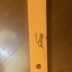 Ragot plioir mousse orange - 15&times;3&times;1,5 cm - Neuf