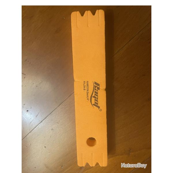 Ragot plioir mousse orange - 15�3�1,5 cm - Neuf