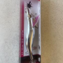 Sea Squid - turlutte chrome #3.5 - 12 cm / 20 g - r&eacute;f tuch12chw