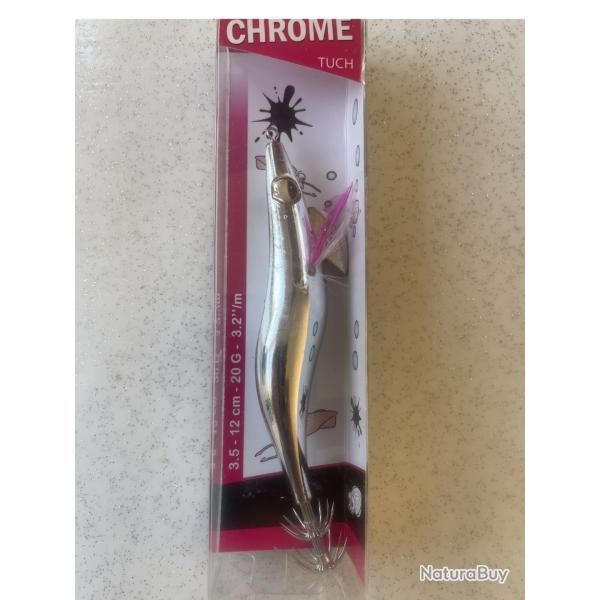 Sea Squid - turlutte chrome #3.5 - 12 cm / 20 g - r�f tuch12chw
