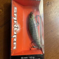 Sakura Phoxy Minnow HW 50S - 50 mm - Coulant - RL14 Fario Trout - Neuf