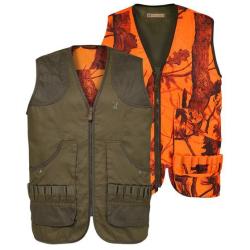 Prix de d&eacute;part &agrave; 1� !! Gilet chasse Percussion savane reversible ghost camo GCBB Taille S