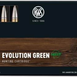 Bo&icirc;te de 20 balles RWS Evo Green 9,3x74R 184 gr