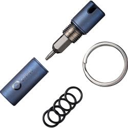 Porte-Cl&eacute;s Tournevis Torx T6 T8 Titane Bleu Civivi Key Bit CIVC200483