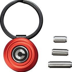 Porte-Cl&eacute;s Jeton Civivi Key Coin Rouge Rondelles Bronze Vis de Pivot Rechange CIVC230561