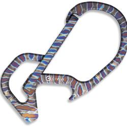 Mousqueton Titane Flamme Multi-Outil Tournevis D&eacute;capsuleur Civivi Click Carabiner CIVCA01B