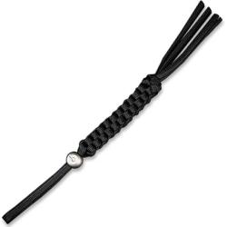 Dragonne Paracord Tress&eacute;e Perle Titane Grise pour Couteau Civivi Sphere CIVCA09B