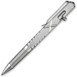 Stylo EDC Aluminium Gris M&eacute;canisme Bolt Action Clip Civivi C-Quill Pen CIVCP01A