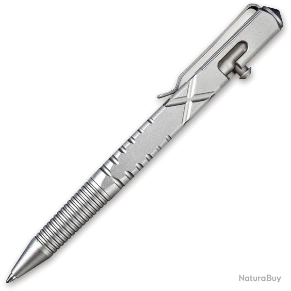 Stylo EDC Aluminium Gris M�canisme Bolt Action Clip Civivi C-Quill Pen CIVCP01A