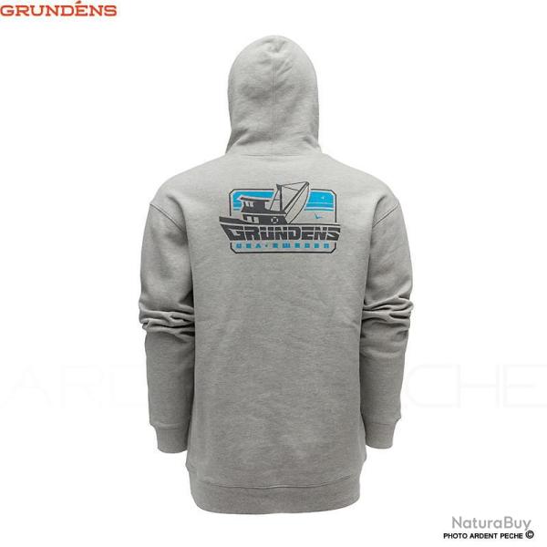 Ench�re � 1� ! Sweat GRUNDENS Displacement hoodie commercial boat Athletic heather