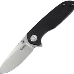 Couteau Pliant Kubey Belus EDC Lame Acier AUS-10 Manche G10 Noir Linerlock KUB342A