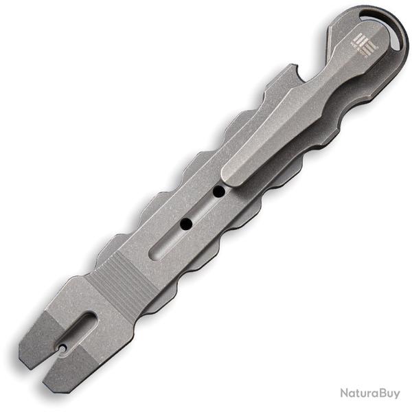 Multi-Outil Pied-de-Biche D�capsuleur Titane Stonewash Clip WE Knife Gesila WEA08B