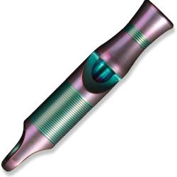 Sifflet de Survie Titane Anodis&eacute; Violet Cordon Paracorde WE Knife WEA05AP