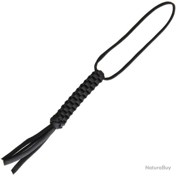 Dragonne Paracorde Tress�e Noire pour Couteau WE Knife WEA03B
