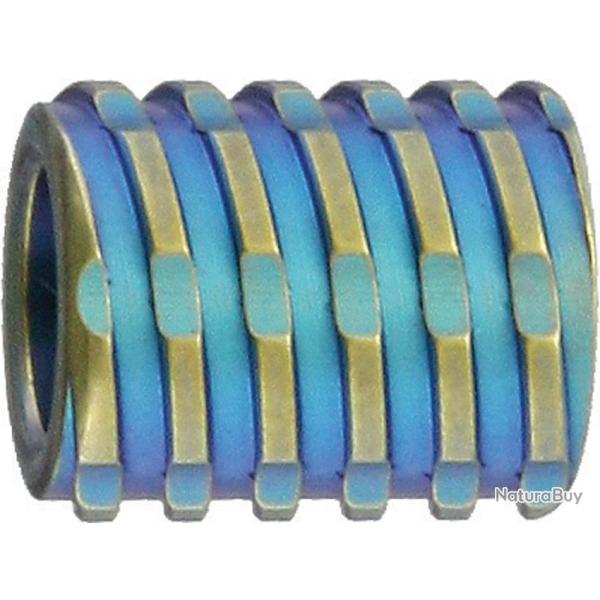 Perle de Dragonne Titane Bleu pour Couteau et Paracorde WE Knife Bead WEA02C