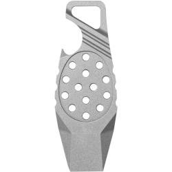 Mini Multi-Outil Pied-de-Biche D&eacute;capsuleur Titane Gris Porte-Cl&eacute;s Kubey KUB447A