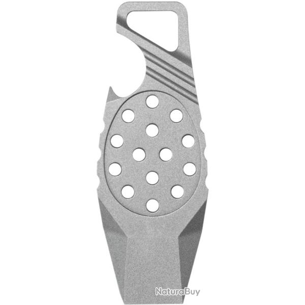 Mini Multi-Outil Pied-de-Biche D�capsuleur Titane Gris Porte-Cl�s Kubey KUB447A