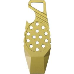 Mini Multi-Outil Pied-de-Biche D&eacute;capsuleur Titane Bronze Porte-Cl&eacute;s Kubey KUB447D