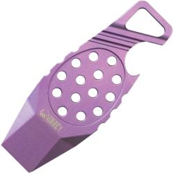 Mini Multi-Outil Pied-de-Biche D&eacute;capsuleur Titane Rose Porte-Cl&eacute;s Kubey KUB447E
